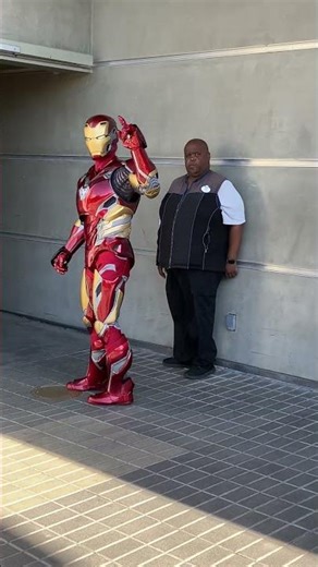 Avengers Campus Iron Man says to have a great time on Campus and exits - Disney CA Adventure 3/5/26