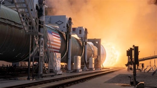 Nozzle blows off rocket booster during test for NASA's Artemis program (video)