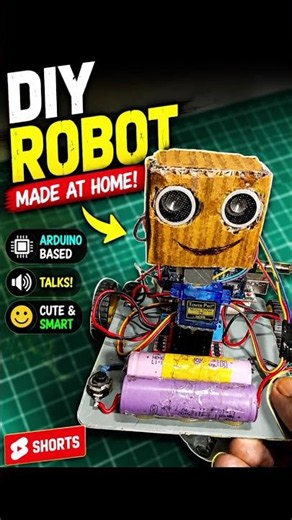 🤖 Obstacle Avoiding Robot Car using Ultrasonic Sensor | DIY Path Finder Robot #viralvideo