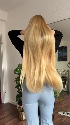Hair Challenge 👱🏻‍♀️ #hairchallenge #longhairwoman #blondehair