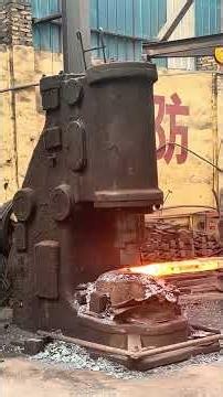 Inside the forging factory How to Forge an Anchor for a Ship at Sea #forging #process #anchor