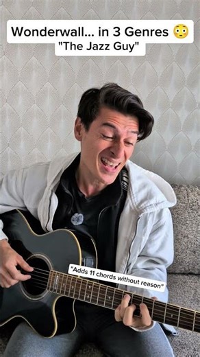 Wonderwall in 3 Genres (Short!) #fingerstyleguitar #livemusic #livemusik #coversongs