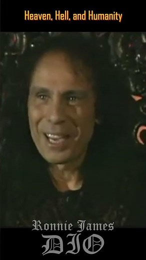 Ronnie James Dio - Heaven, Hell, and Humanity #ronniejamesdio #dio #heavymetal
