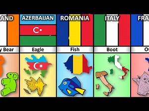 Realistic Country Shapes | What Countries Look Like