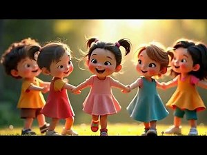 Ringa Ringa Roses with Lyrics | Kids Nursery Rhymes and Songs | HD