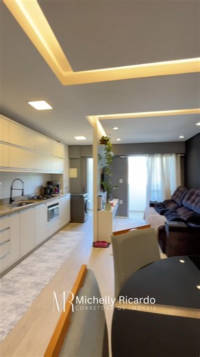 Apartamento 02 dormitórios reformado no Real Parque em São José/SC