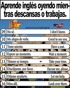 957K views · 37K reactions | Aprende y practica inglés con frases utiles | Amaru Learning English | Facebook