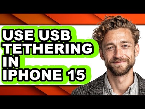 How to Use Usb Tethering in Iphone 15 (updated)