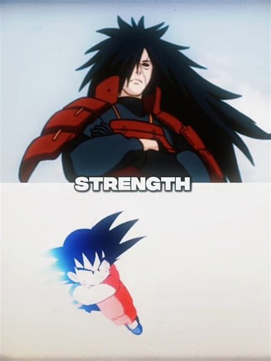 madara uchiha (Edo tensei) vs kid Goku (demon king Piccolo saga) #madara #goku #anime #shorts