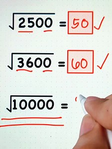 6.5K views · 46 reactions | Square Root Math Notes | Math Tricks Tutorial | Facebook