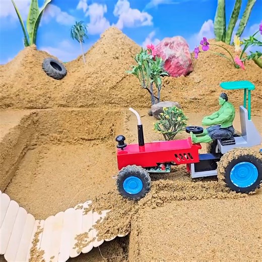 Creative Village Water System & Bridge Project🚧 #BridgeConstruction #minivillage | Innovative Build