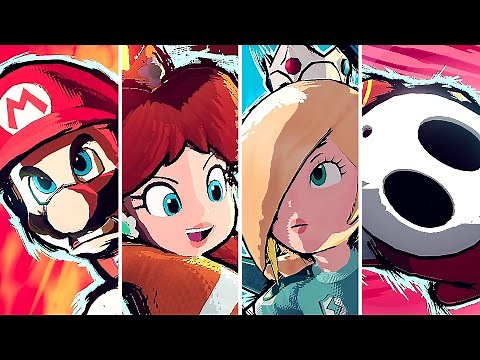 Mario Strikers: Battle League - All Winning, Hyper Strike & Losing Animations (+ Shy Guy & Daisy)