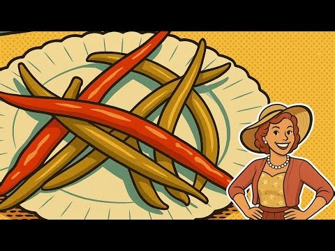 Pickled Dilled Green Beans: The Best No-Utensils Picnic Side (From a Vintage Cookbook!)