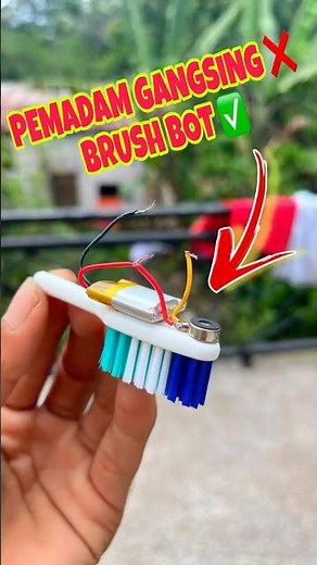 VIRAL BRUSH BOT (TOOTHBRUSH ROBOT) #brushbot #creativeideas #diy #viralshorts #trending