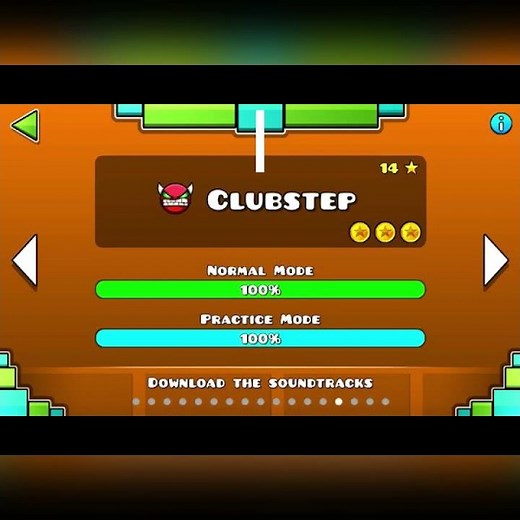 Clubstep in geometry dash complete