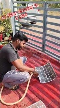 AC Filter Cleaning at Home | Ghar ka AC Filter Kaise Saaf Kare | Easy DIY in 5 Minutes!