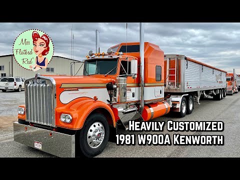 Heavily Customized 1981 W900A Kenworth Semi Truck Tour
