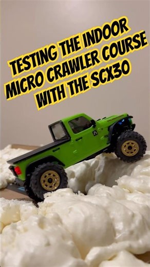 Indoor micro crawler course testing with the #Axial #scx30 #rc #jeep #4x4 #rccrawler #trending #top