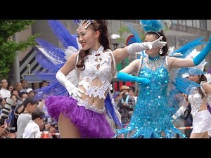 🌸華やか🌸可愛いサンバガールがいっぱい!【立正佼成会KOBE RKK】神戸まつり2019☆サンバストリート⑤ 望遠バージョン!