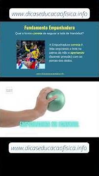 Empunhadura no Handebol: Fundamentos do Handebol #handebol