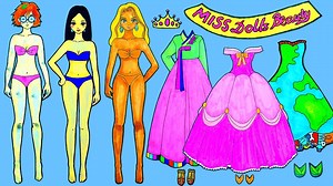 505K views · 13K reactions | PAPER DOLLS PRINCESS DRESS UP DRESSESS FOR CONTEST HANDMADE PAPERCRAFT | WOA Paper Dolls | Facebook
