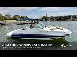 Coastal Boat Sales: 2004 Four Winns 224 Funship
