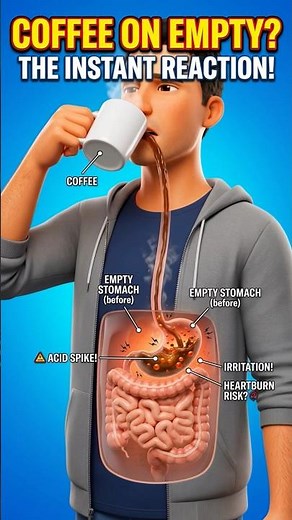 What Happens When You Drink Coffee on an Empty Stomach? ☕ Your Body’s Instant Reaction!
