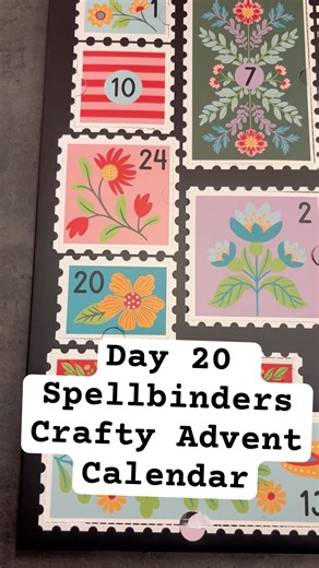 Day 20 Spellbinders Crafty Advent Calendar 2025 #cardmaking