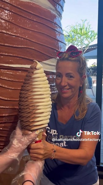 Giant Chocolate Cone: The Ultimate Ice Cream Experience