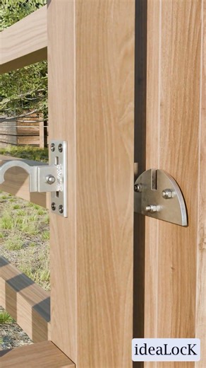 Simple steel gate lock. #gates #steelwork