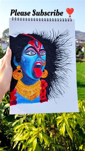 🔱Mahakali Maa🔱 #art #shortsfeed #fypシ #painting #mahakali #matarani #viralvideo #tranding