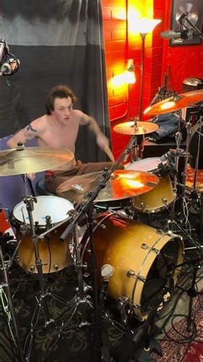 Lady Gaga / Alkaline Trio / Filter drummer Tosh the Drummer recording w/ the Big Ol' Nasty Getdown
