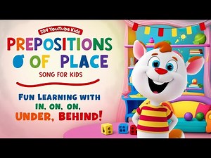 🎒 "Prepositions of Place Song for Kids | Fun Learning with In, On, Under, Behind!" 🏠🎶