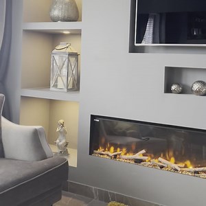 Icona™ 1900R Widescreen High definition Electric Media Wall Fire 1900mm Wide