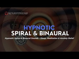 🌀 Hypnotic Spiral & Binaural Sounds | Sleep, Meditation & Anxiety Relief 🎧