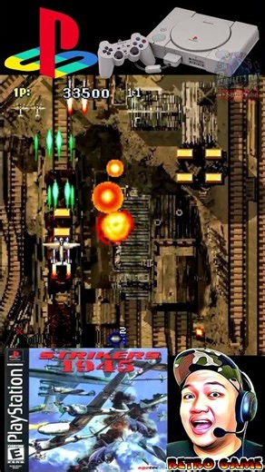 Strikers 1945 - PlayStation Year 2000 #retrogaming