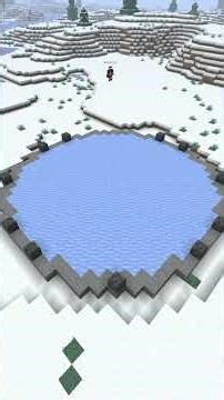 Ice Skating Rink In Minecraft ⛸️