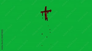 Seamless Bleeding Text Animation Loop for Scary Projects - Unique Effects that Stand Out