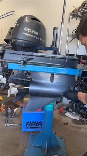 2008 Yamaha F250BTUR lower unit reseal This lower unit had bad propshaft seals Customer opted for recommended full reseal with new water pu -------------- https://amzn.to/47IxZ9d | Trevor Plourd