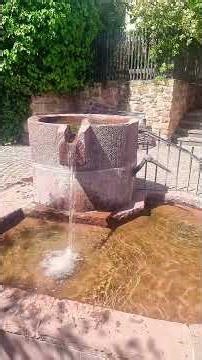 Red Fountain in Seligenstadt, Hesse