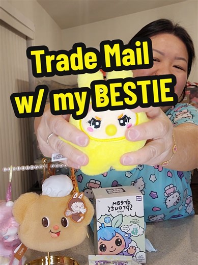 Another trade mail from my bestie @Anna #unboxing #blindbox #fyp #trademail #bestie