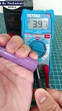 How to Measure DC Voltage Using Multimeter | Beginner Guide #shorts #battery #multimeter #voltage