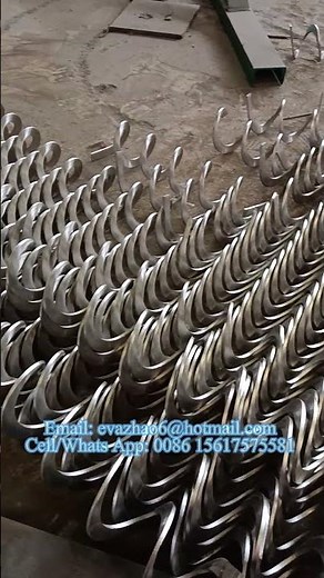 Continuous Spiral Flights, Stainless Steel Auger Helicoid Blade for Screw Conveyor