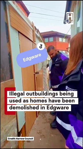 Harrow Council Demolishes Illegal Edgware Homes