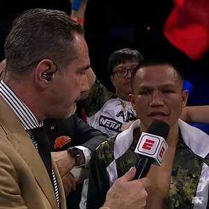 "I am sad." 🇵🇭 Charly Suarez speaks post-fight. | Top Rank Boxing