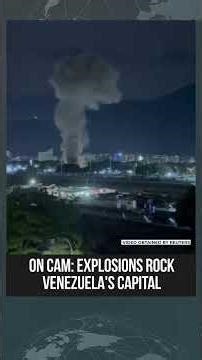 Venezuela Under Attack: Airstrike Slams Into Caracas | Helicopters Fly Over Venezuelan Capital