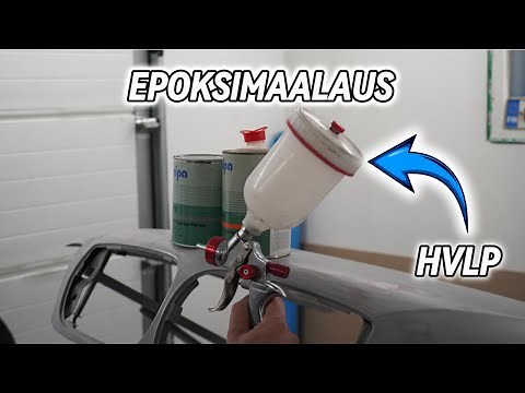 OSA 2 Ruiskumaalausta budjettitasolla | Epoksipohjamaalilla maalaus HVLP