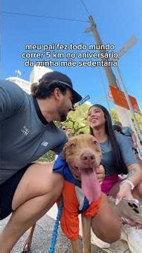 VAI SER SAUDÁVEL SIM 🫨 #pitbull #cachorro #corrida #atleta #rotina #pets #esportes #humor
