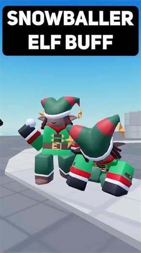 Snowballer Elf Buff #tds #roblox #towerdefensesimulator #update #elfcamp #gaming
