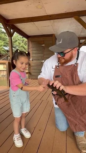 Reeling in smiles, one cast at a time. | Cedar Cove Ranch